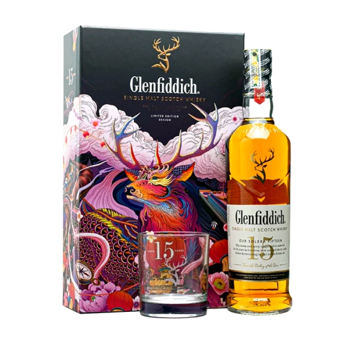 Rượu Glenfiddich15y hộp quà tết 2021