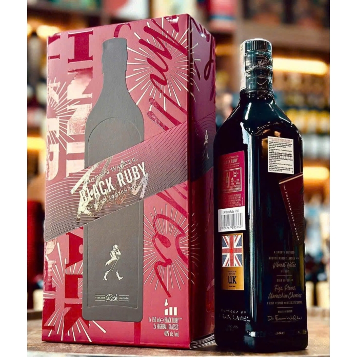 Rượu JOHNNIE WALKER BLACK RUBY hộp quà 2027